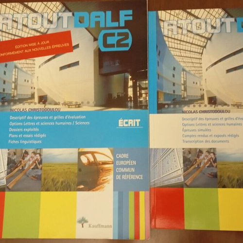 French Language Books Preparation for C2 Diploma new, 4 books and 2 CDs