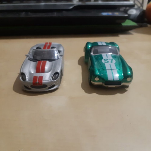 Ford Shelby Cobra Toy 1965 and Ford Shelby Toy 1998, 1/43 scale