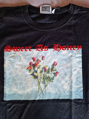T-shirt Reclaimed Vintage used, size M, black