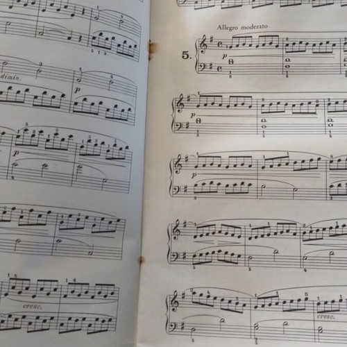 Duvernoy Op. 176 Piano Book used, elementary studies
