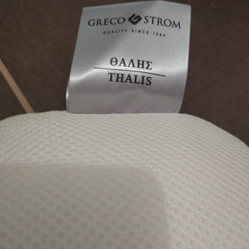 Grecostrom Thalis baby bassinet mattress used, latex with antimicrobial fabric
