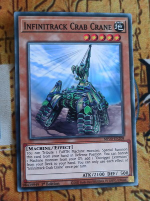 Κάρτα Yu-Gi-Oh! Infinitrack Crab Crane, άριστη κατάσταση