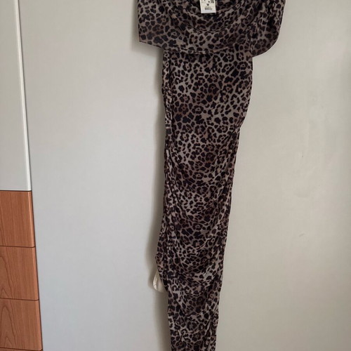 Women's animal print dress new, elastic, sizes S to L
