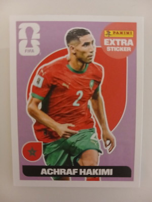 Panini Fifa World Cup 2026 Extra Sticker μωβ Achraf Hakimi σαν καινούργιο