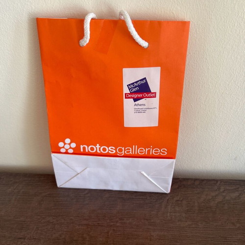 Notos Galleries small paper bag used