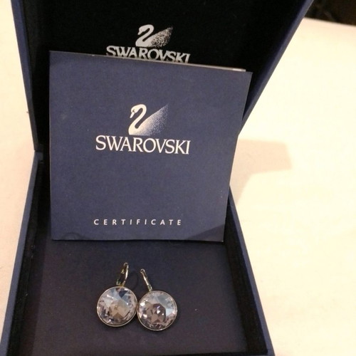 Swarovski Authentic Purple Earrings!