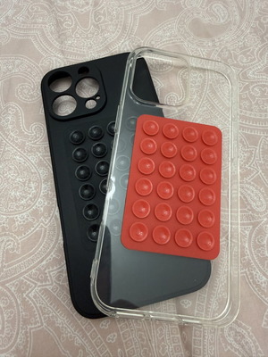 Silicone Cases with Suction Cups for iPhone 16 Pro Max new