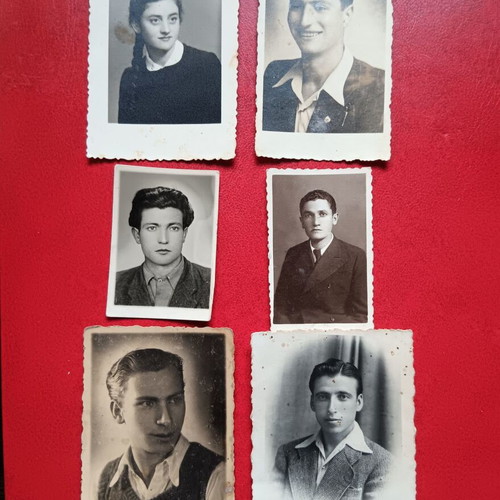 Collectible portraits used, lot of 10 old photos