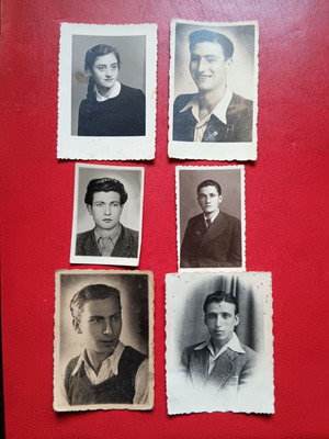 Collectible portraits used, lot of 10 old photos