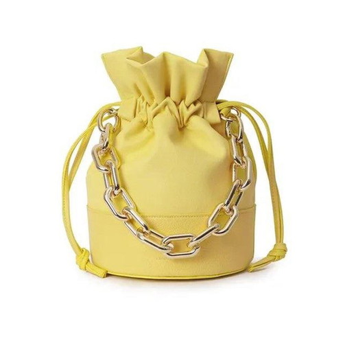 Candy bag handbag new, vegan leather yellow
