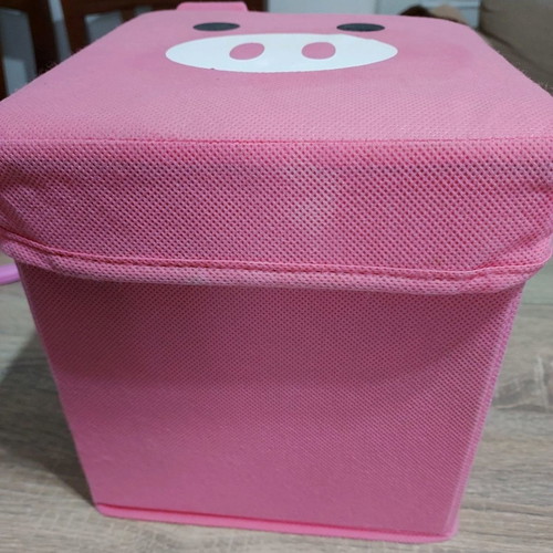 Children's storage cases used, baby fabric set with Chicco scissors gift