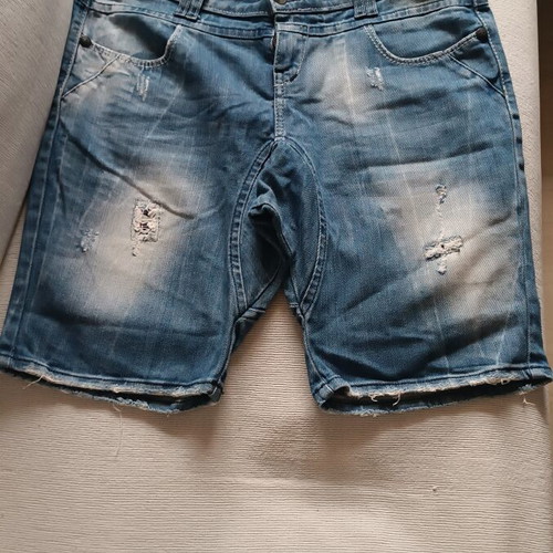 Damaged Superior Design denim bermuda shorts like new, size L