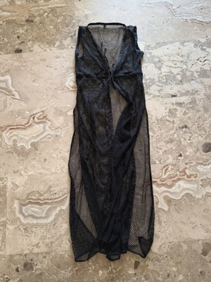 Med beach net like new, black, size S