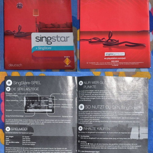 SingStar PlayStation 3 (PS3) like new
