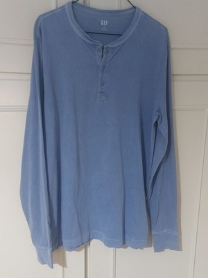 GAP long-sleeve men's shirt size M like new turquoise