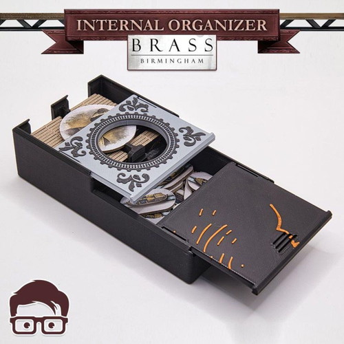 Brass Birmingham Board Game Organizer new, 3D printed insert