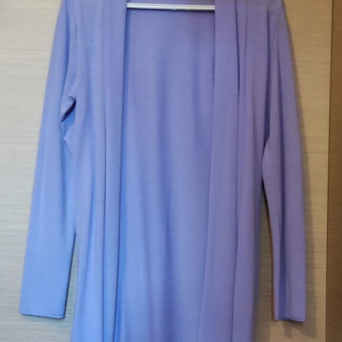 Cardigan like new, light purple, size M