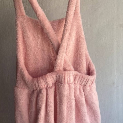 Kids fleece overall SHEIN 6–7 years pink like new, warm and soft