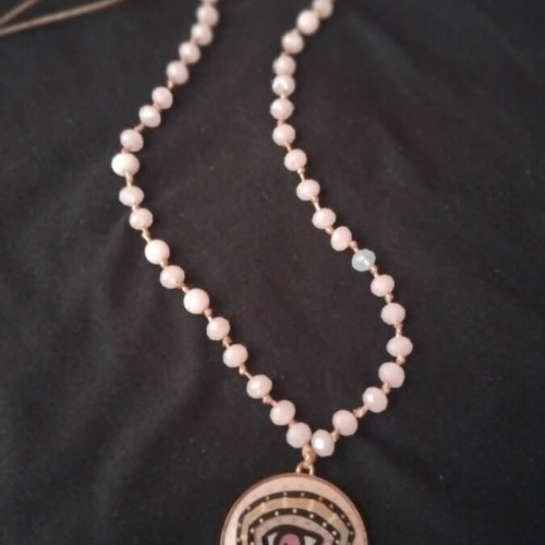 Handmade necklaces like new, set of 3, colorful