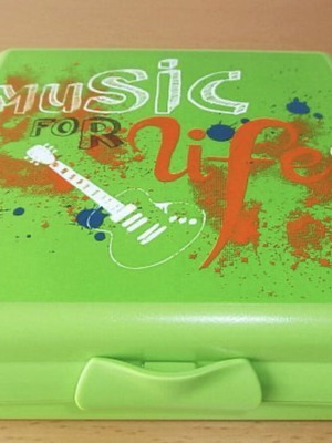 Tupperware δοχείο φαγητού Music for Life πράσινο, καινούργιο