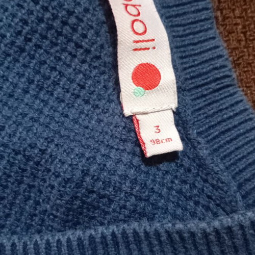Boboli children's cardigan size 3 (98 cm) used, blue