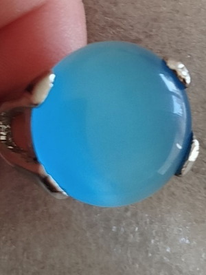 Blue ring used, large size
