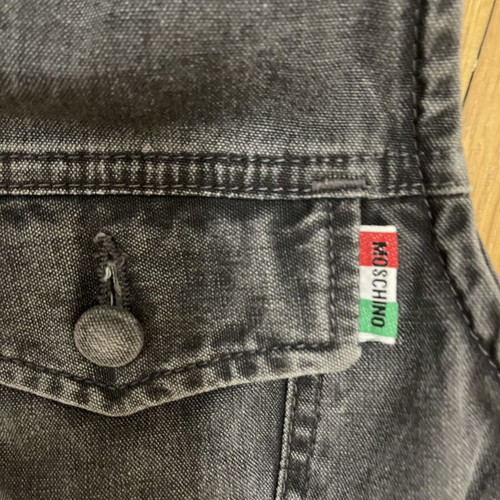 Moschino Jeans Grey Vest Top like new, military style