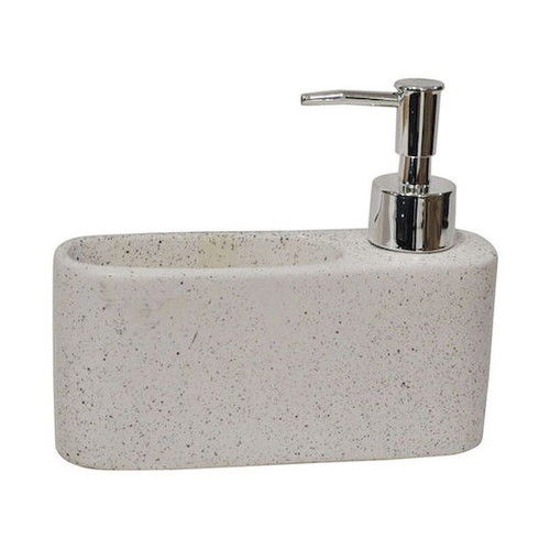 Ceramic dispenser with sponge holder beige E-1995 Sidirela new