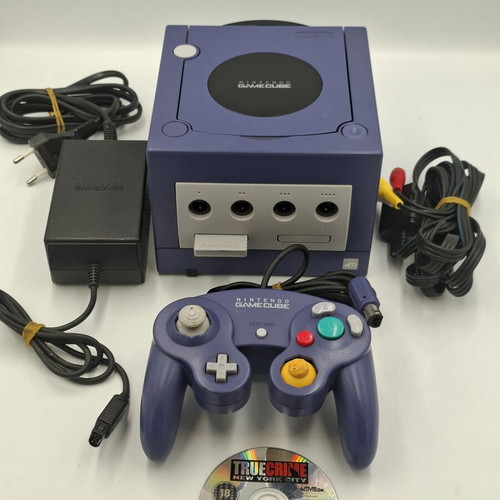 Nintendo GameCube bundle with controller, memory card, and game