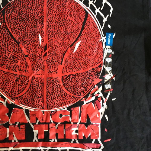 Reebok Bangin' On Them Cotton T-shirt Men size L new, black