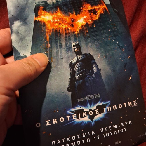 Batman The Dark Knight 2008 promotional flyer new