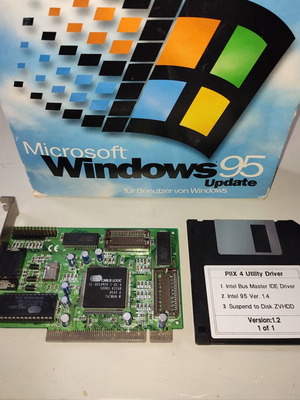 Cirrus Logic 5434 PCI used with driver disk for Win95