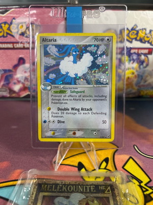 Pokemon card Altaria holographic ex Deoxys set swirl holo