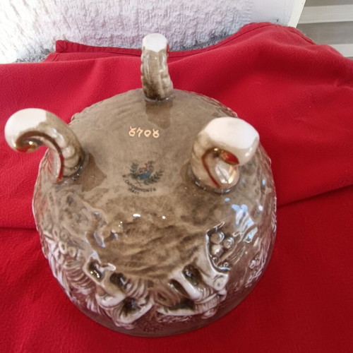 Vintage R.CAPODIMONTE Italy bowl vase new