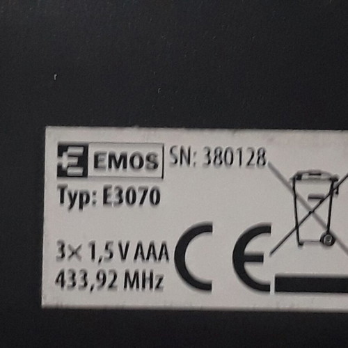 Emos Digital Weather Station used