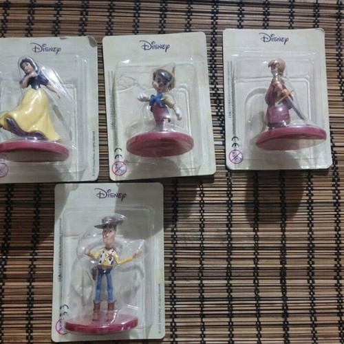 Disney collectible figures new with recorded fairy tales sealed