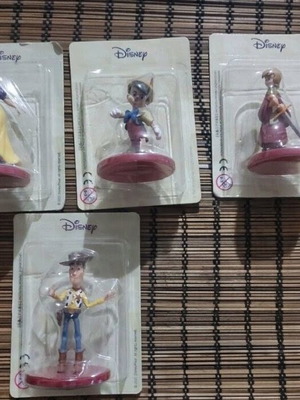 Disney collectible figures new with recorded fairy tales sealed
