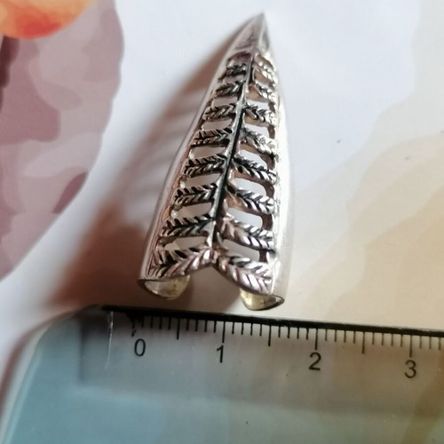 Silver FingerTip Claw Ring new, gothic metal fantasy style