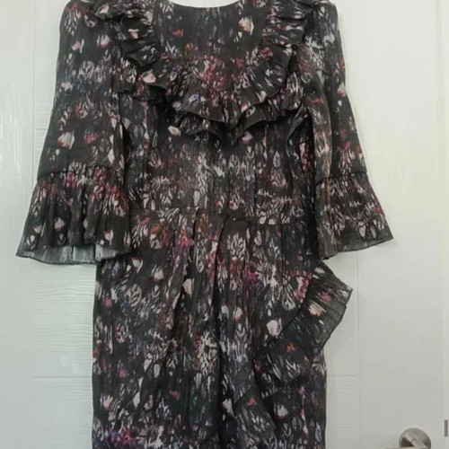 H&M Dress new, size S, gray and pink