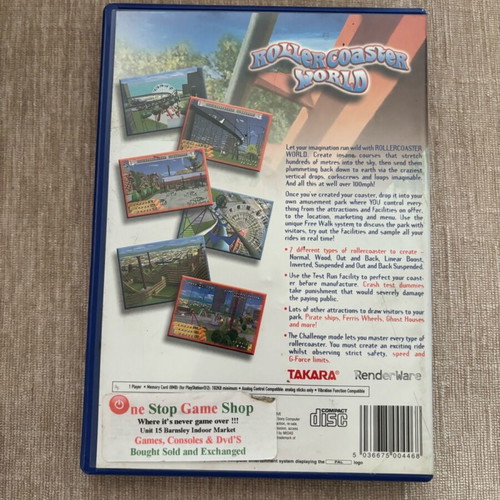 Rollercoaster World PlayStation 2 used PAL