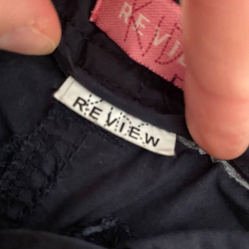 Re-View kids cargo pants 2in1 like new, black, size 116 cm