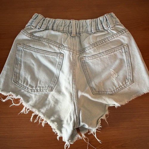 Zara denim shorts for girls 7-9 years with two Shein cotton shorts