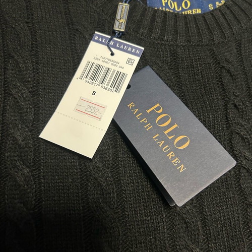 Polo Ralph Lauren sweater new, size S, black with red