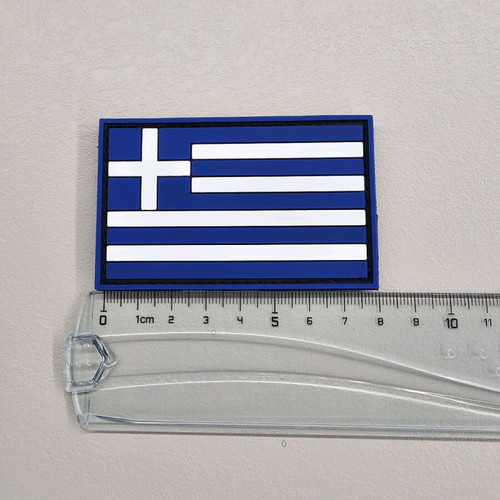 Ελληνική σημαία από PVC με velcro νέα