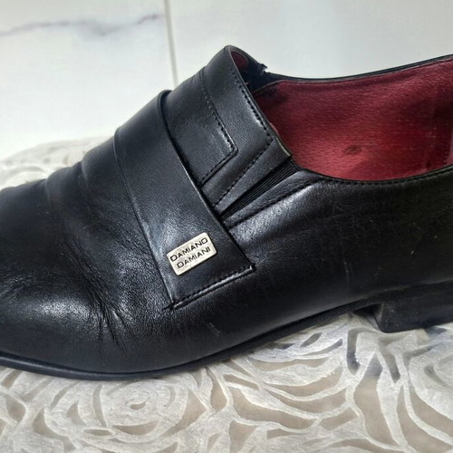 Damiano Damiani Men's Loafers 100% Genuine Leather Size 44 Like New
