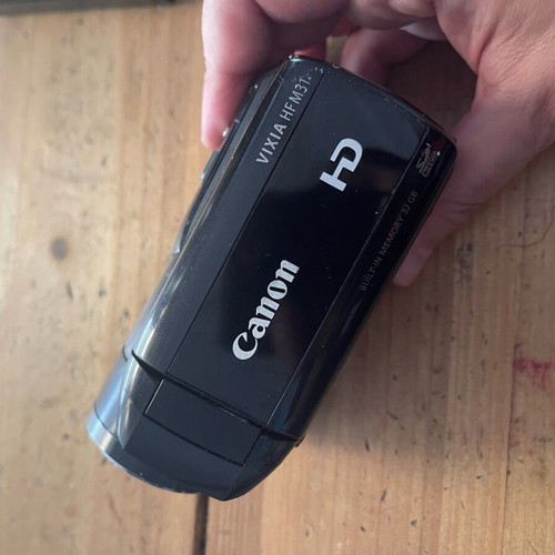 Canon VIXIA HF M31 video camera used with 32GB memory and 15x zoom