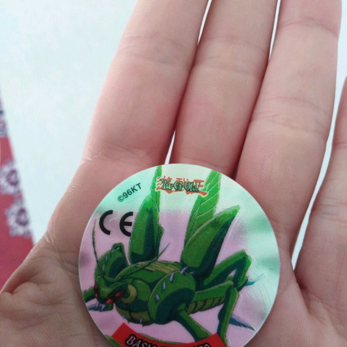 Yugioh Tazos Duel collectible caps 3 pcs like new