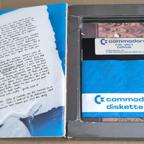 Cutthroats (Infocom) Commodore Disk used