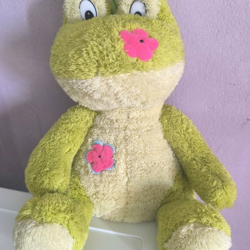 Plush frog like new, large 40 cm