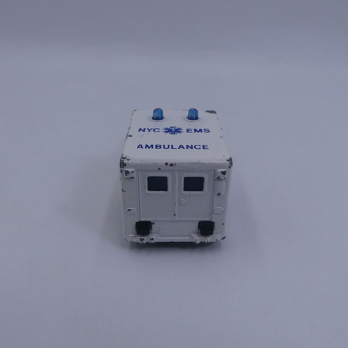 Majorette 255-D White Ambulance Truck 1:60 Scale used